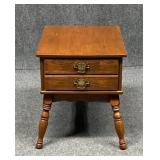 Colonial Style Wood End Table