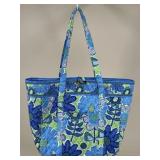 Vera Bradley Laptop Tote Doodle Daisy Bag
