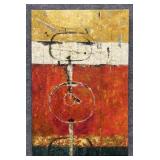 Original Abstract Oil on Canvas Signed