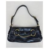 Crocodile-Embossed Handbag