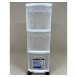 Sterilite 3 Drawer Cart