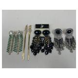 Dangling Earrings / 4 Pairs