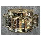 Metal & Glass Chandelier