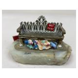 Ron Lee "Wet Paint" Clown Figure