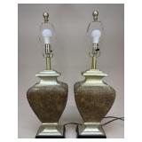 Pair Of Resin Lamps