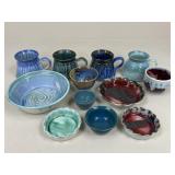 Handmade Pottery / 12 pc
