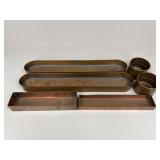 Copper Planters/ 6 pc