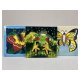 Decorative Ceramic Tiles|3 pc