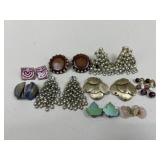 Clip On Earrings / 9 pc