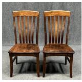 Pair of Amish Made Dining Chairs