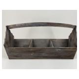 3 Sectioned Wooden Basket