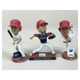 Angels & Indians Baseball Bobbleheads / 3 pc