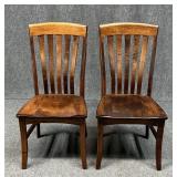 Pair of Amish Made Dining Chairs