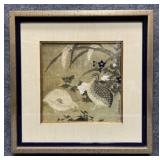 "Quail and Autumn Flowers" Print by Tosa Mitsuoki