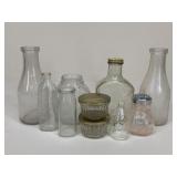 Kerr/Pyrex+ Glass Bottle & Jar Assortment|10 pc