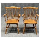 Ethan Allen by Baumritter Dining Arm Chairs / 2 pc