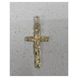 14k Gold Cross Pendant