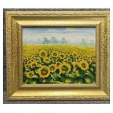 Sunflowers Original Oil on Canvas