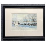 "The Magpie" Print by Claude Monet