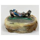 Ron Lee "Hobo Clown In Hammock" Figure