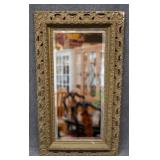 Wood & Painted Plaster Mirror