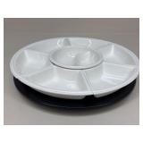Certified International Lazy Susan Serv-N-Dip Tray