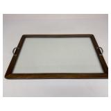 Wood, Metal & Glass Tray
