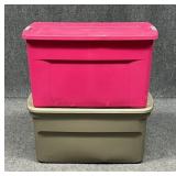 Sterilite Storage Containers / 2 pc