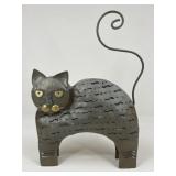 Metal Cat Sculpture