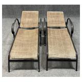 Pair of Patio Lounge Chairs