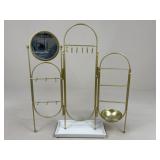 Gold Tone Jewelry Holder