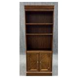 Lighted Bookcase w/ Doors