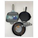 Cast Iron Pans / 5 pc