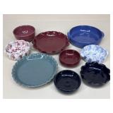 Handmade Pottery Assortment|9 pc