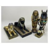 Egyptian Candle Holder, Wine Bottle Holder +