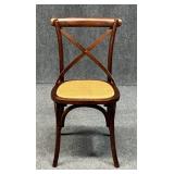 Wood Chair w/ Woven Seat