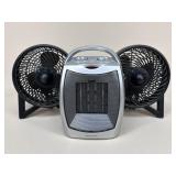 Dr. Prepare Fans & Brightown Space Heater|3 pc