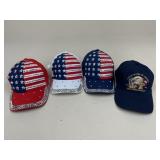 Patriotic Hats / 4 pc