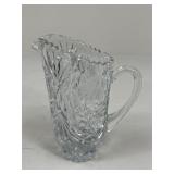 Floral Etched Pitcher