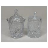 Crystal Biscuit Jars|2 pc