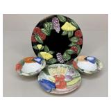 Fitz & Floyd/OCI Bowls & Plates|4 pc