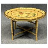 Painted Wood Tray Top Coffee Table