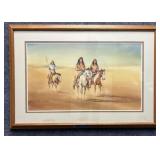 Apache Shadows Original Watercolor by Howard Rees