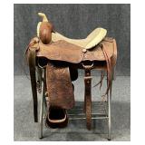 Leather Saddle w/ Stand