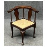 Queen Anne Style Corner Chair