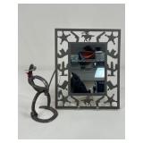 Western Decor/ Mirror & Figure