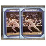 2/PC Don Mattingly StarLine Poster NIP