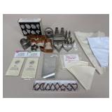 Piping Bags W/ Tips & Cookie Cutter Assortment