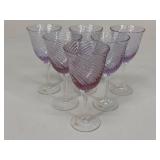 Swirl Wine Glasses|6 pc