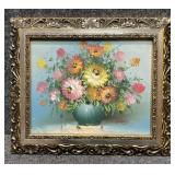 Original Painting on Canvas Signed Davis